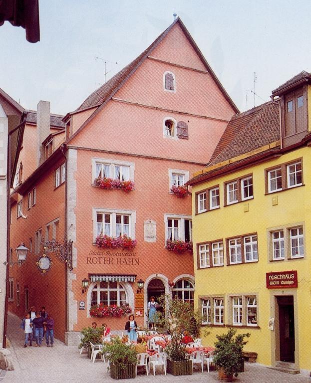 Hotel Roter Hahn Rothenburg ob der Tauber Bagian luar foto