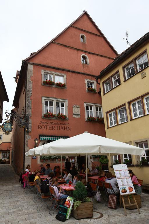 Hotel Roter Hahn Rothenburg ob der Tauber Bagian luar foto